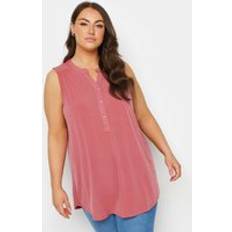 Rose Chemisiers Yours Pink Sleeveless Blouse - Women's Pink