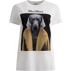 Max Mara Donna Abbigliamento Max Mara Mara-Printed Jersey T-Shirt - White