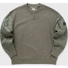 C.P. Company Sweatshirts Sweatere C.P. Company Diagonal Raised Fleece Crew Neck Sweatshirt - Grøn