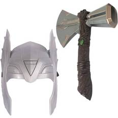 Plastic Toy Weapons Flemye Superheroes Sound Light Hammer Axe Gk
