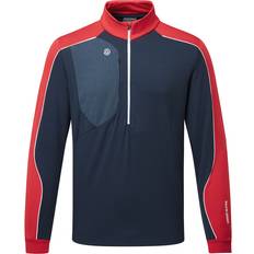 Galvin Green Dave Half Zip Insula - Navy/Red