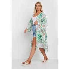 Polyester - Vrouw Capes & Poncho's Yours Lange Kimono Met Paisleyprint - Groen