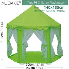 XYLFLY (W) 24 Types Children Playhouses Kids Indoor Outdoor Play Tents Portable Foldable Princess Prince Castle Gift Courtyard Garden House