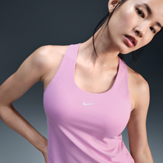 Fitness & Gym - Pink Tank Tops Nike Swoosh Medium-Support Padded Sports Bra - Pink