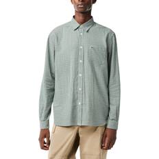 Lacoste Flannel Shirts Lacoste Mens Flannel Check Shirt - Green/White