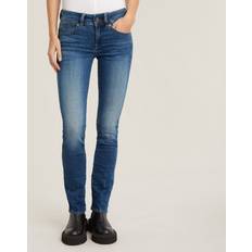 Multicoloured - Women Jeans G-Star Women Midge Straight Jeans - Blue