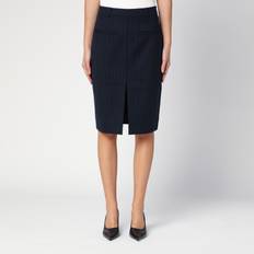 Anine Bing Nederdele Anine Bing Kora Skirt - Navy Pinstripe