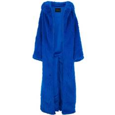 Balenciaga Women Coats Balenciaga Furs - Electric Blue