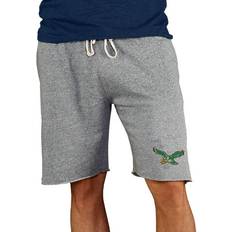 Philadelphia Eagles Pants & Shorts Concepts Sport Gray Philadelphia Eagles Throwback Logo Mainstream Terry Shorts Men's