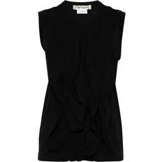 Comme des Garçons Overdele Comme des Garçons Black Ruffled Sleeveless Top