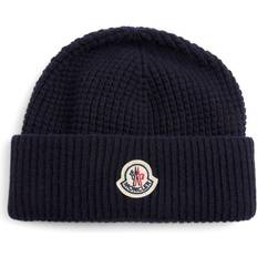 Moncler Men Accessories Moncler Wool & Cashmere Beanie - Navy