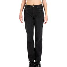 Dame - Lilla Jeans Purple Brand Slim Straight Denim Jeans - Black