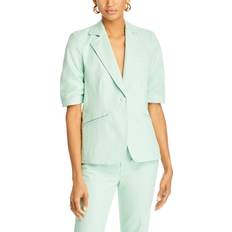 Algodón Blazers Cinq A Sept Khloe Denim Blazer - Lush Meadow/Skylight