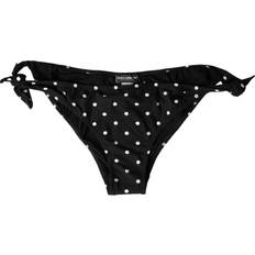 Dolce & Gabbana Bikini Bottoms Dolce & Gabbana Polka Dot Bikini Bottom Swimwear Black