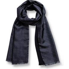 Seta - Uomo Sciarpe Charles Tyrwhitt Silk Spot Print Scarf - Navy