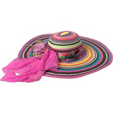 Dolce & Gabbana Women Hats Dolce & Gabbana Multicolor Wide Brim Sun Hat Female