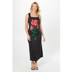Debut Black Pencil Dress - Womens