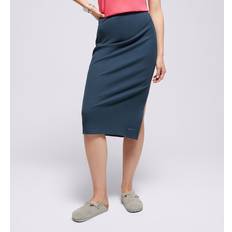 Rayon Skirts Sportswear Chill Rib Slim Midi Skirt - Womens Armory Navy