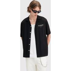 AllSaints Shirts AllSaints Underground Bowling Shirt - Black