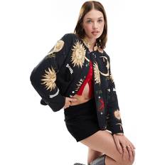 Rouge - Veste matelassée Vestes Never Fully Dressed Women's Reversible Mystical Quilted Jacket - Multicolor