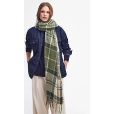 Clothing Barbour Tartan Boucle Scarf - Green