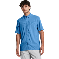 Under Armour Men Shirts Under Armour Shorebreak Hybrid Woven Shirt - Viral Blue/Photon Blue