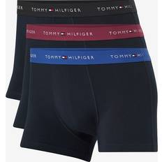 Tommy Hilfiger Sous-vêtements pour hommes Tommy Hilfiger Signature Cotton Boxer Trunks 3-Pack - Black/Blue/Grape