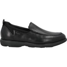 Loafers Geox Man Loafers - Black Leather