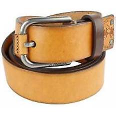 Giallo - Uomo Cinture La Martina Genuine Leather Belt - Yellow