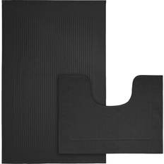 Olivia Rocco Monaco Bath Mat & Pedestal Set 2 Piece