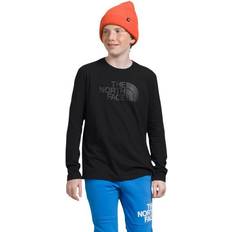 The North Face Big Boys' Long-Sleeve Graphic Tee - Black