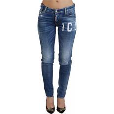 DSquared2 Low Waist Skinny Jennifer Jeans - Blue