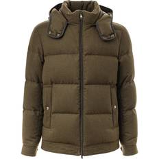 Herno Jackor Herno Padded Bomber Jacket with Removable Hood - Green