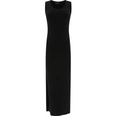 Balenciaga Dresses Balenciaga Ribbed Jersey Sleeveless Dress - Black