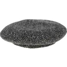 Borsalino Maxi Basco Con Placchetta Logo - Tweed Grey