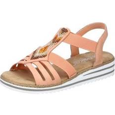 Rieker Damen Pumps Rieker Keilsandaletten - Peach