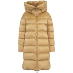 Guld Frakker Frakke Dame Uld - Beige
