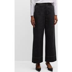 Jeans Max Mara Omelia Wide Leg Jeans - Black