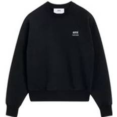 Ami Paris Mies Vaatteet Ami Paris Logo Crew Sweatshirt - Black