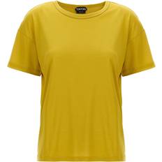 Soie T-shirts Tom Ford Silk T Shirt - Giallo-Donna