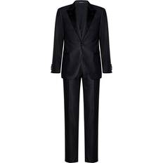 Gray - Men Dresses Emporio Armani Grey Wool Tuxedo Suit - Grey