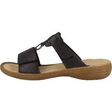 Rieker Zapatillas y Sandalias Rieker Schuhe Damen Pantoletten Sandalen - Schwarz