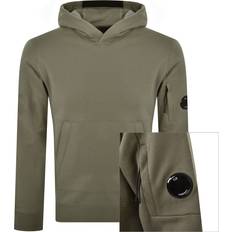 C.P. Company Diagonal Fleece Lens Hoodie - Gray