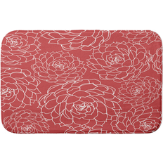 Orange Bathroom Accessories E by Design Olena Bath Mat 17 x 24