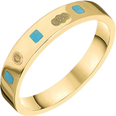 Turquoise Rings C. W. Sellors King's Coronation Ring - Gold/Turquoise