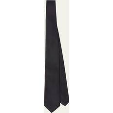 Prada Ties Prada Men's Satin Tie - Black