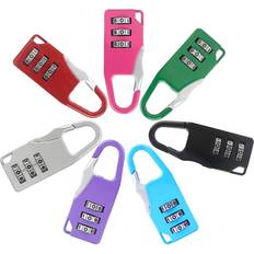 Security Zeuxo 7 Pcs Mini Combination Padlock