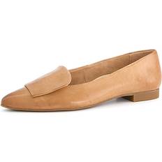 Kiki Womens Ballerina Shoes - Brown