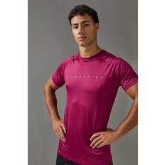 boohooMAN Active Muscle Fit Lightweight T-Shirt - Red