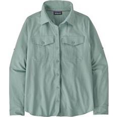 Patagonia Dam Skjortor Patagonia Women's L/S Self Guided Sun Shirt - Turkos